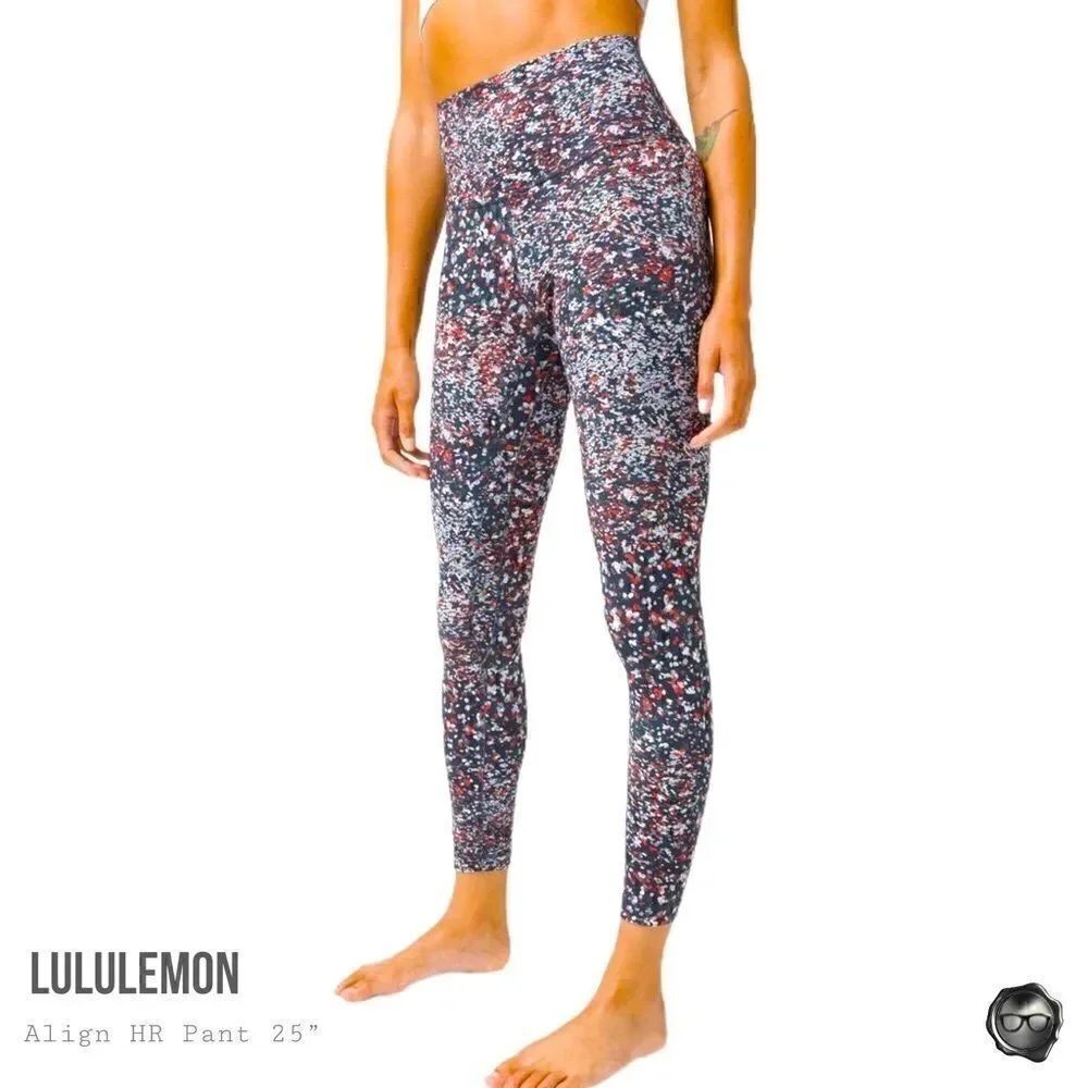 LULULEMON ALIGN HIGH-RISE 25” LEGGINGS IN WATER BLOSSOM WOMEN SIZE 2 NWT NULU